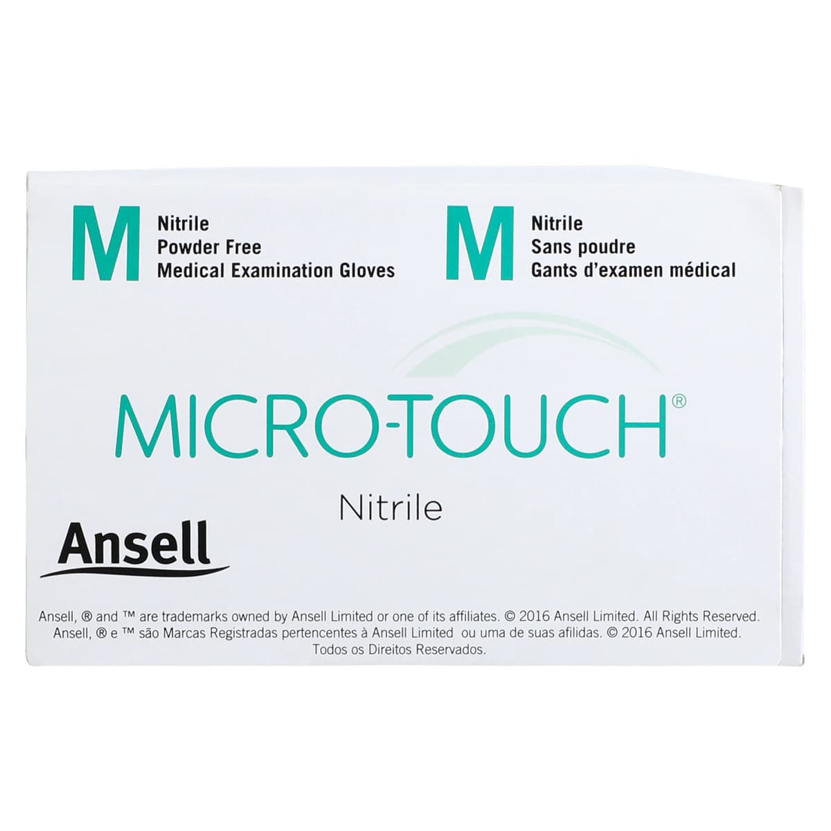 Micro-Touch Nitrile Exam Gloves, Powder-Free, Non-Sterile, Medium, Blue, Textured Fingertips, 200/Box, 6034302 thumbnail 8