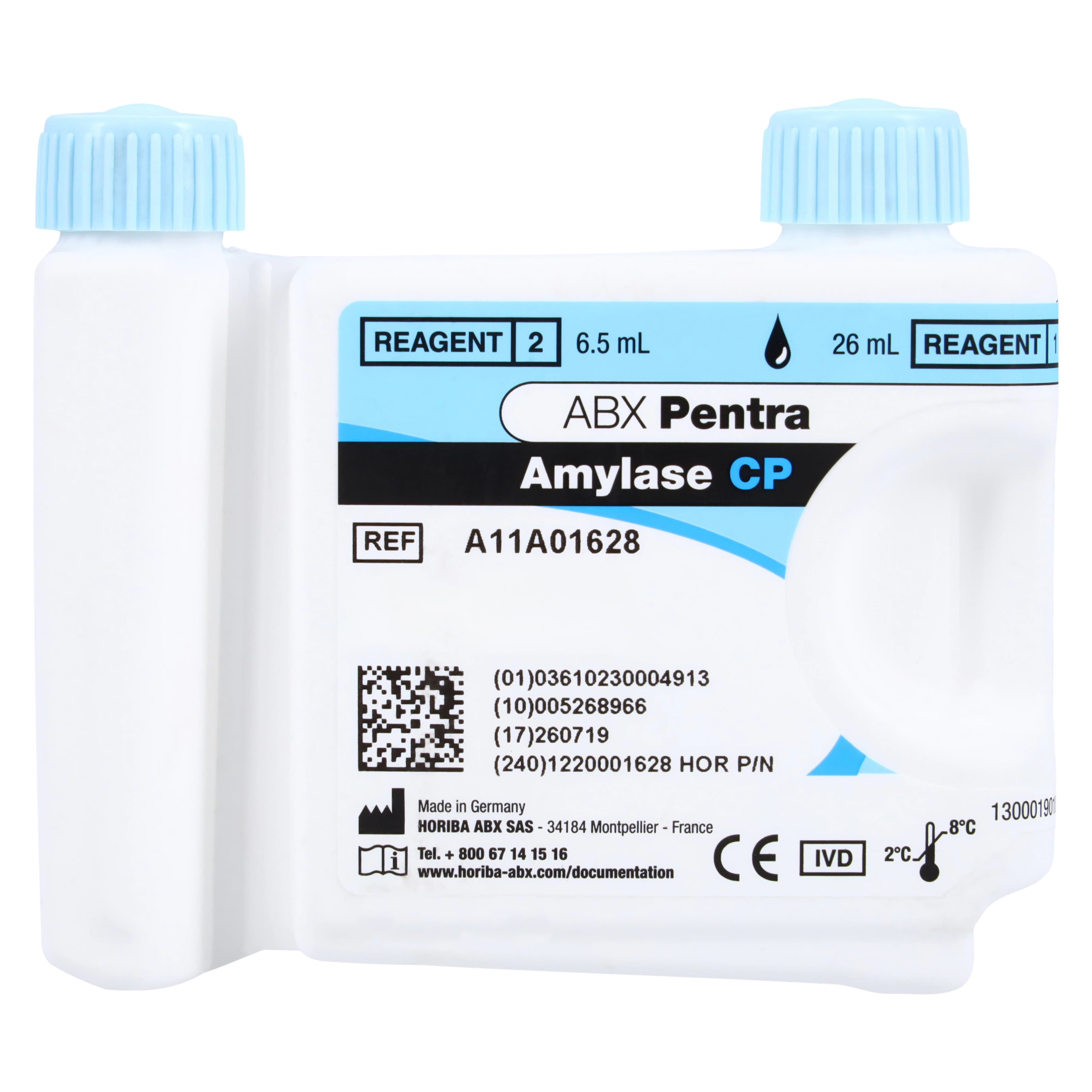 Horiba Medical Amylase CP Reagent, Pentra C400/C200, 125 Count Bottle - Amylase CP - Image 1