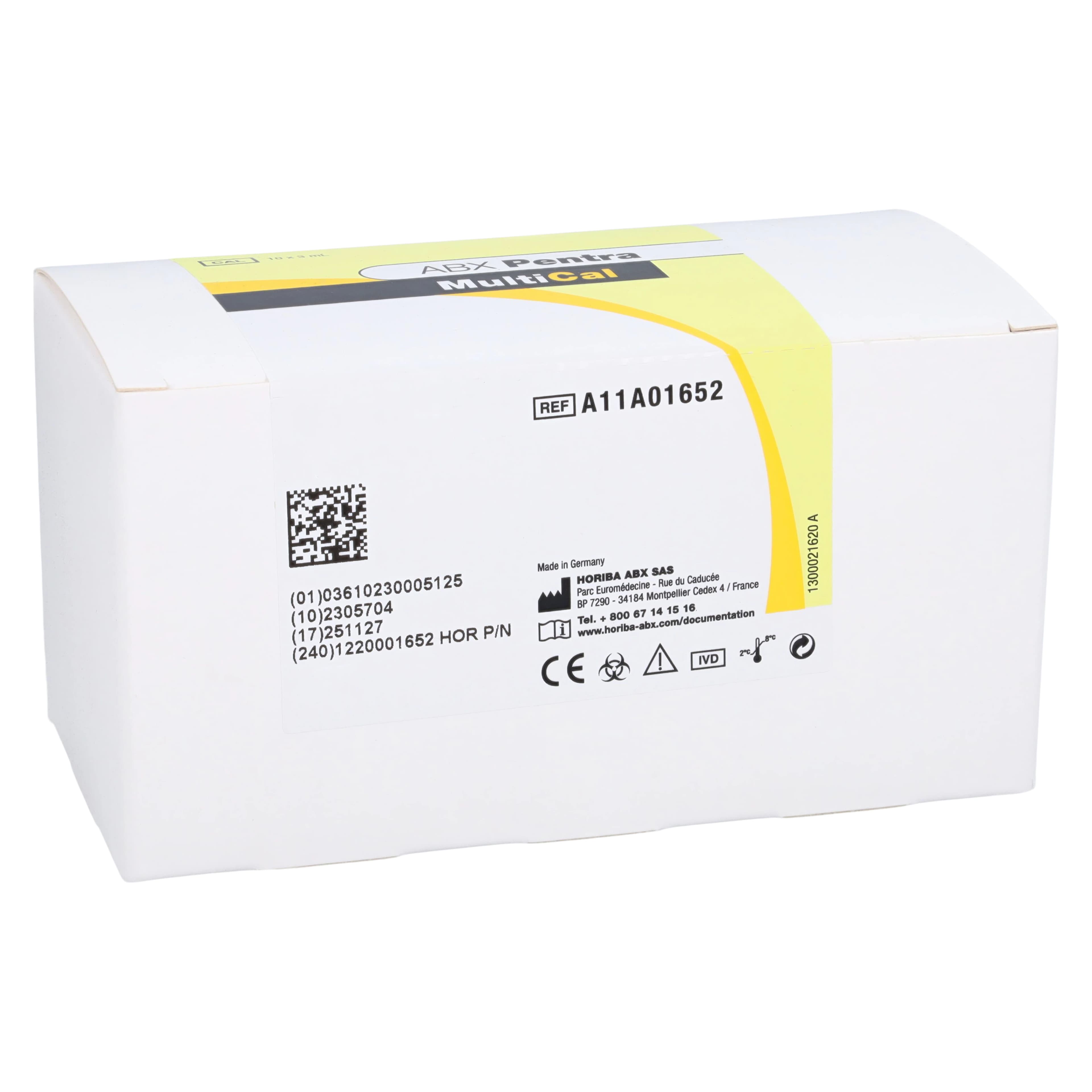 Horiba Medical MultiCal Multi-Analyte Calibrator for Pentra C400/C200, 10 x 3 mL - MultiCal - Image 1