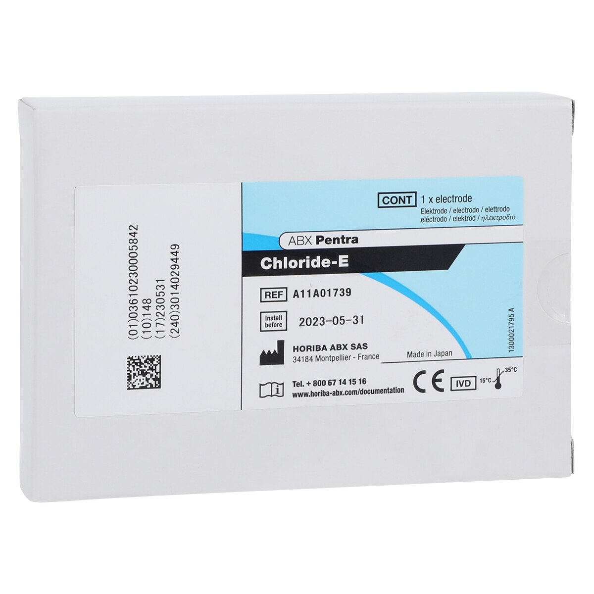 Horiba Medical Chloride-E Ion-Selective Electrode (ISE) for Clinical Analyzer - Chloride-E - Image 1
