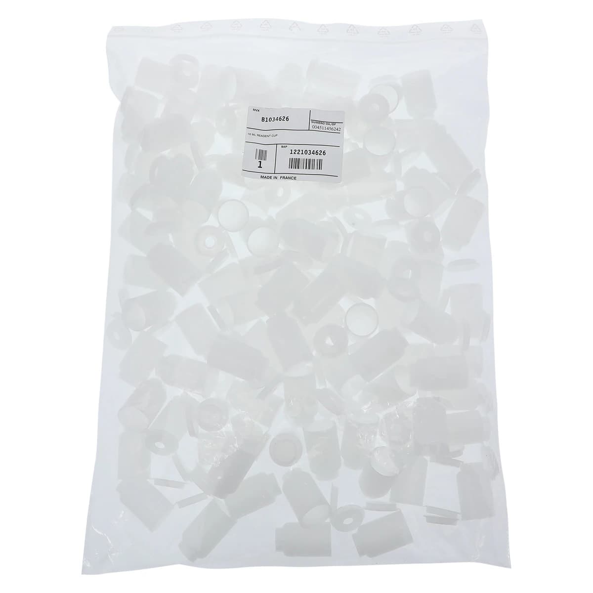 Horiba Medical Reagent Cup, 10 mL, for Pentra 400 Clinical Chemistry Analyzer, 100/Bag thumbnail 3