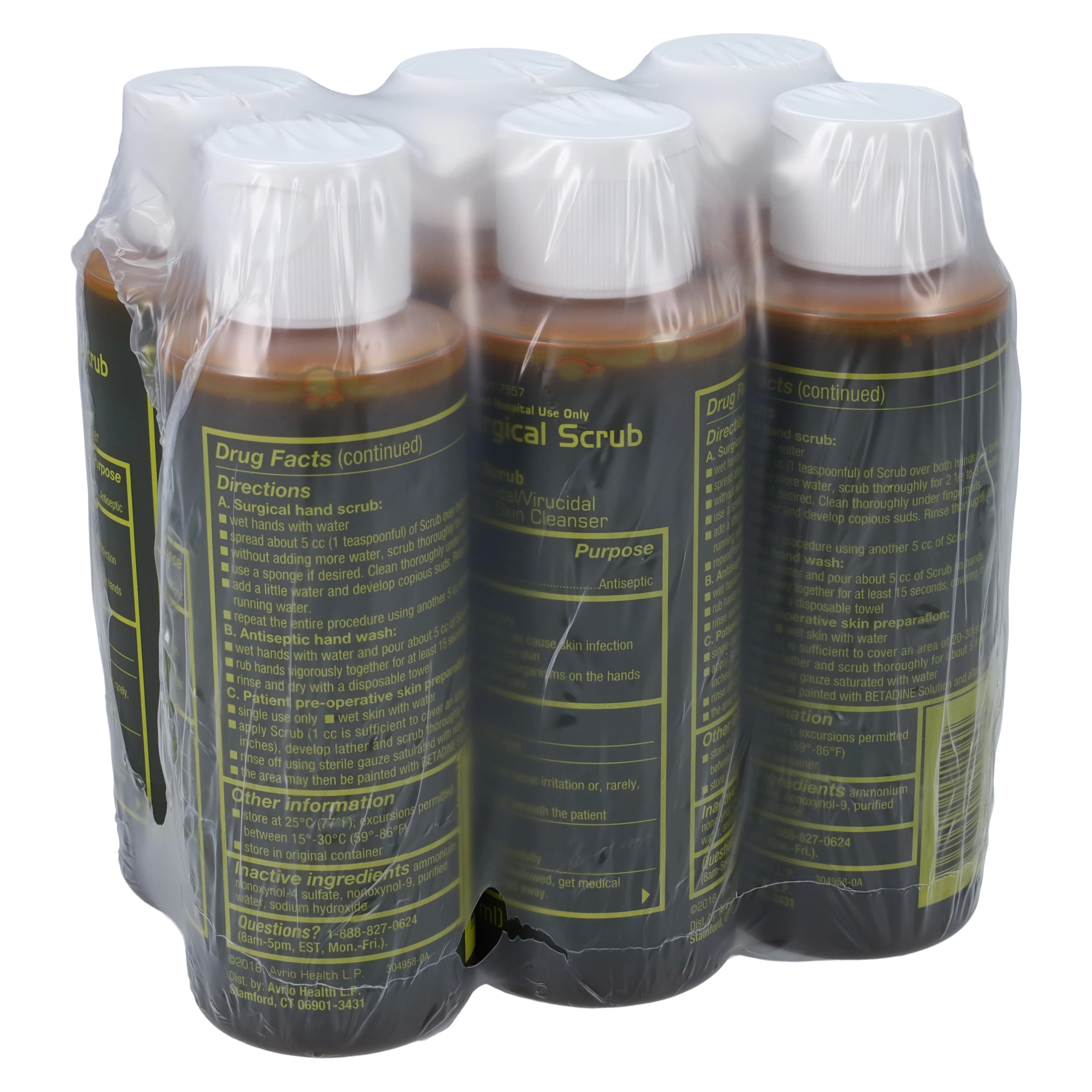 Betadine Surgical Scrub, PVP Iodine 7.5%, 4 oz Bottle thumbnail 2