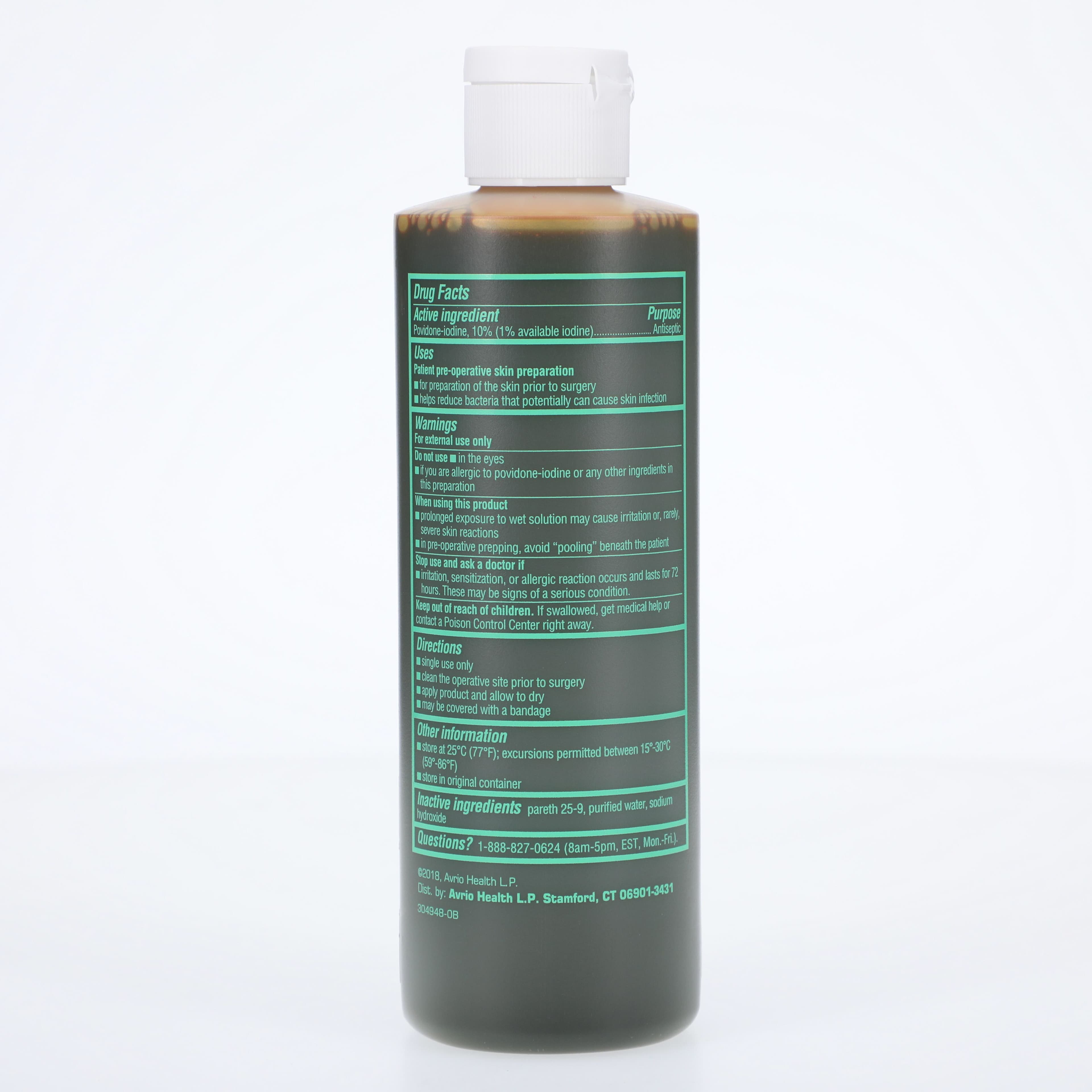 Betadine Solution Flip Top, Povidone Iodine Prep Solution, 8 oz Bottle thumbnail 2