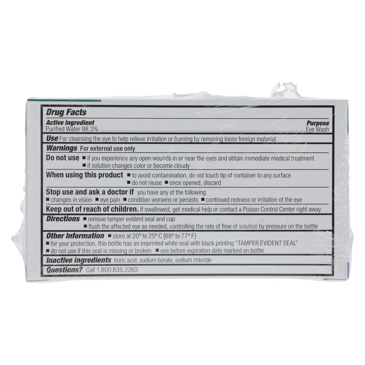 Pac-Kit Safety Equipment Eye Irrigate, Sterile Eyewash Solution, 1 oz Bottle thumbnail 2