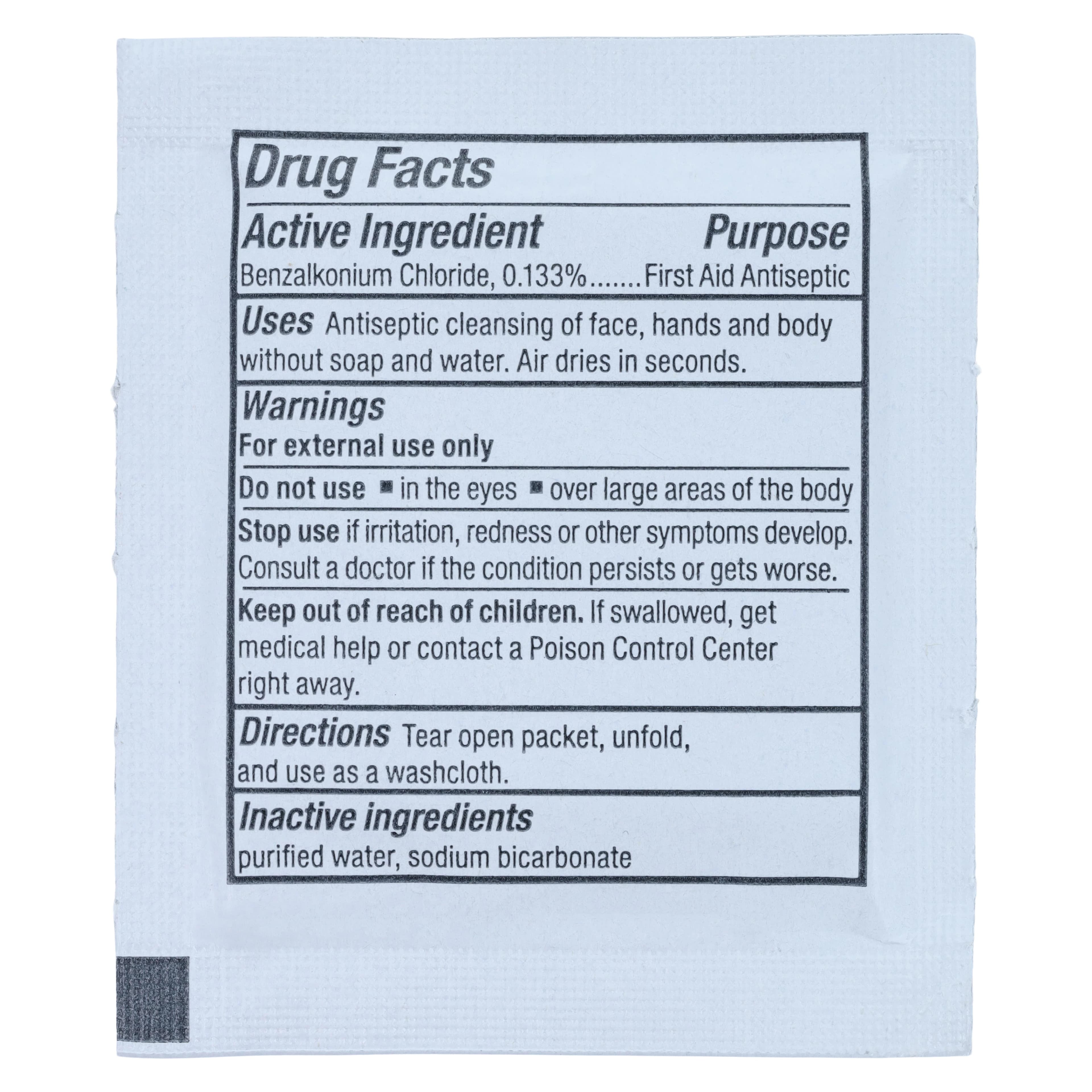 Acme Benzalkonium Chloride Antiseptic Wipes, 0.13%, First Aid Only thumbnail 4