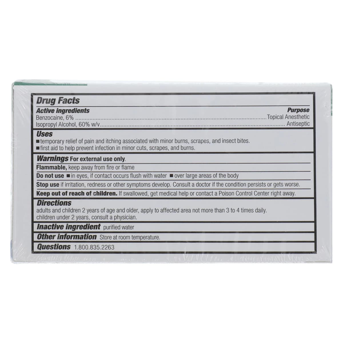 Pacc-Kit Safety Equipment Sting Relief Wipes, 10/Box thumbnail 2