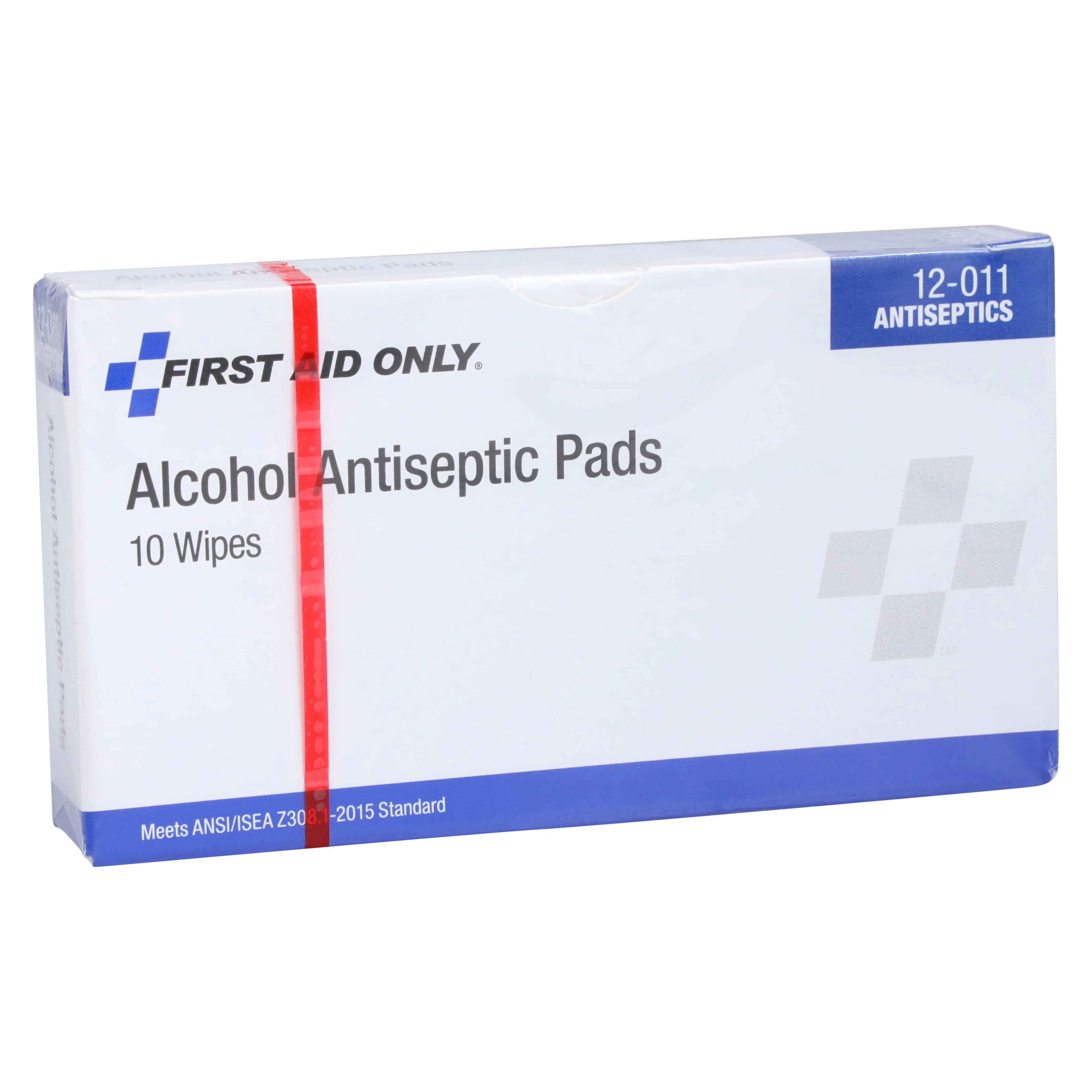 Pac-Kit First Aid Alcohol Prep Pads, 70% Isopropyl Alcohol, Non-Sterile, 2-1/8" x 4" x 7/8" - Alcohol Prep Pads - Image 1