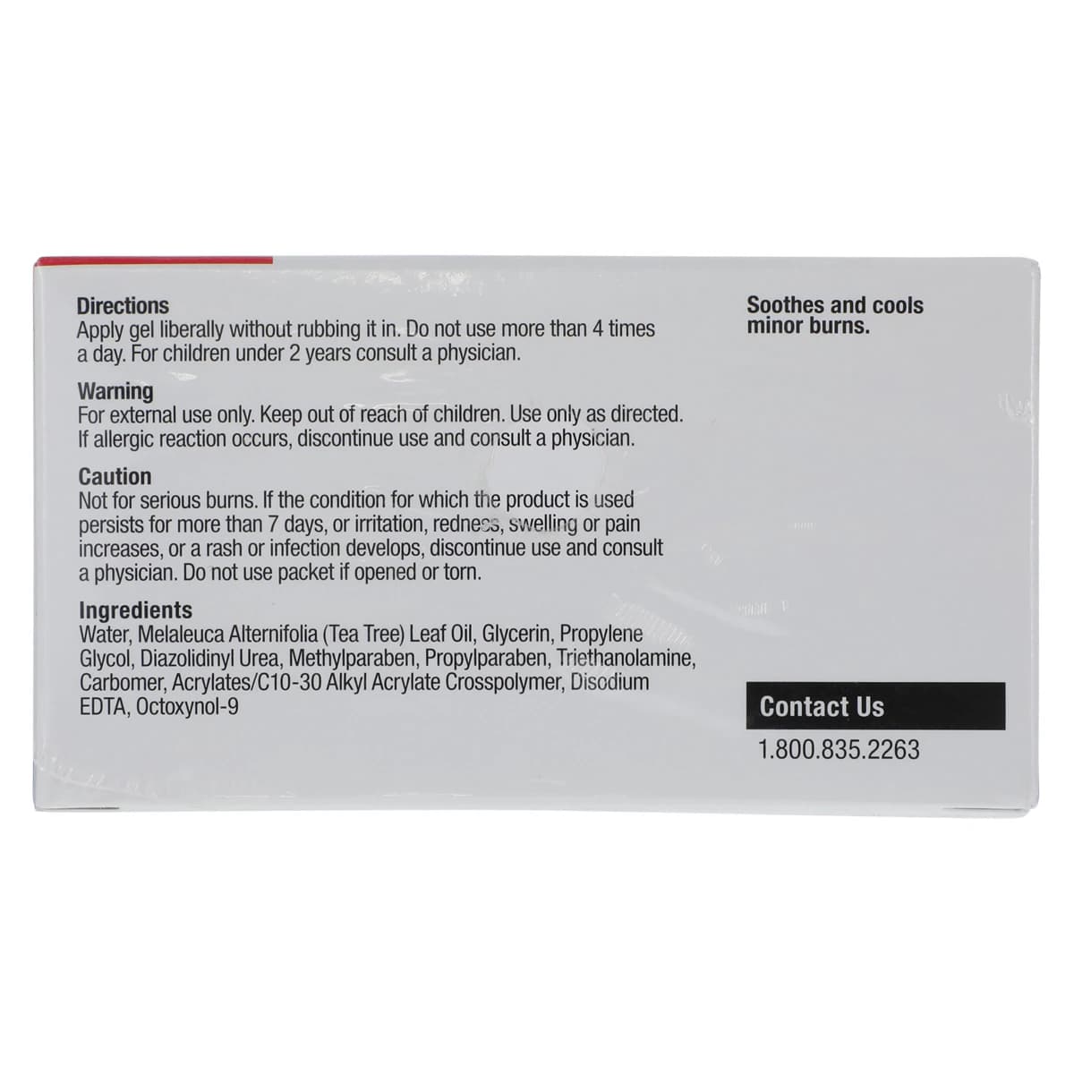 Burnaid Burn Gel, 1/8 oz Foil Packet, 6/Box thumbnail 2