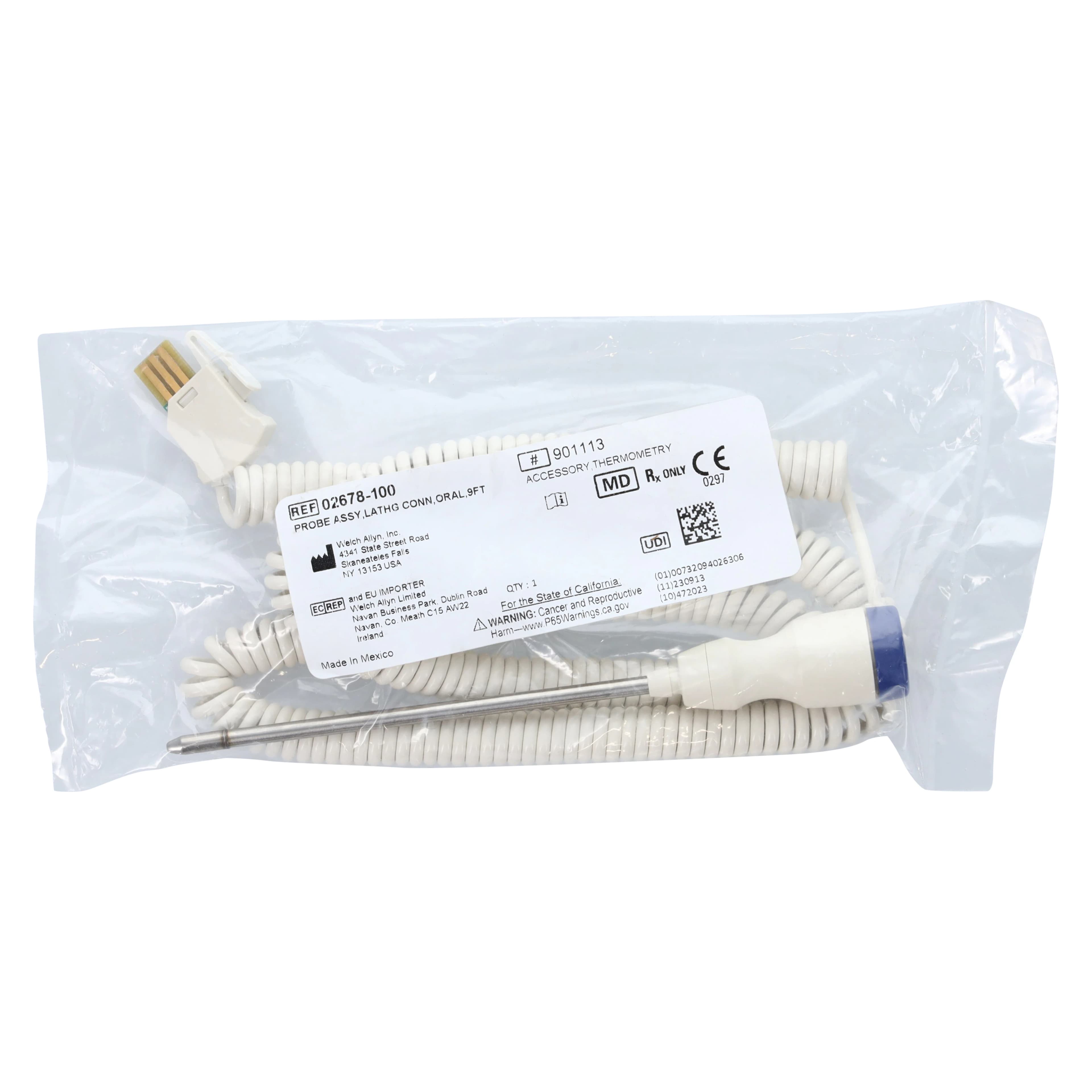 Welch SureTemp Oral/Axillary Probe Spot Vital, Reusable Temperature Probe for 678/679 Thermometer - Oral/Axillary Probe Spot Vital - Image 1
