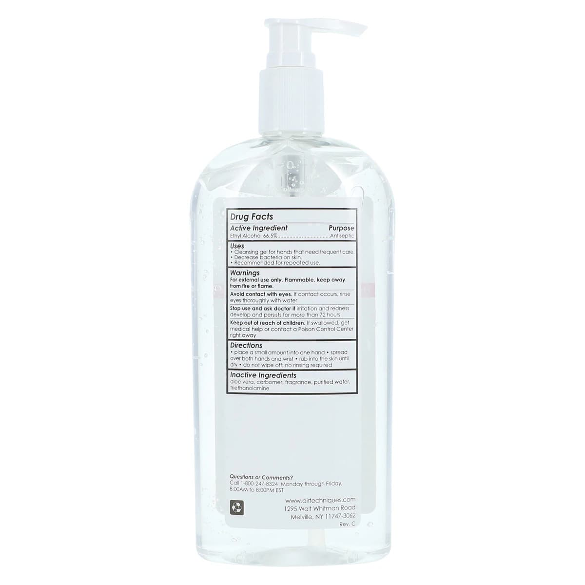 Monarch Hydrating Instant Hand Sanitizer, 16 oz Pump Bottle, Apple Scent, H6500-N thumbnail 2