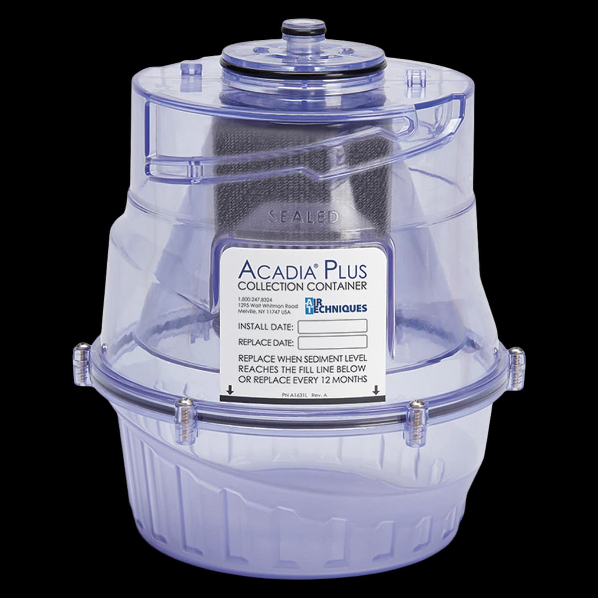 Acadia Plus Collection Container Cartridge Replacement, Clear, Plastic, 1/Pkg - Acadia Plus Collection Container Cartridge Replacement - Image 1