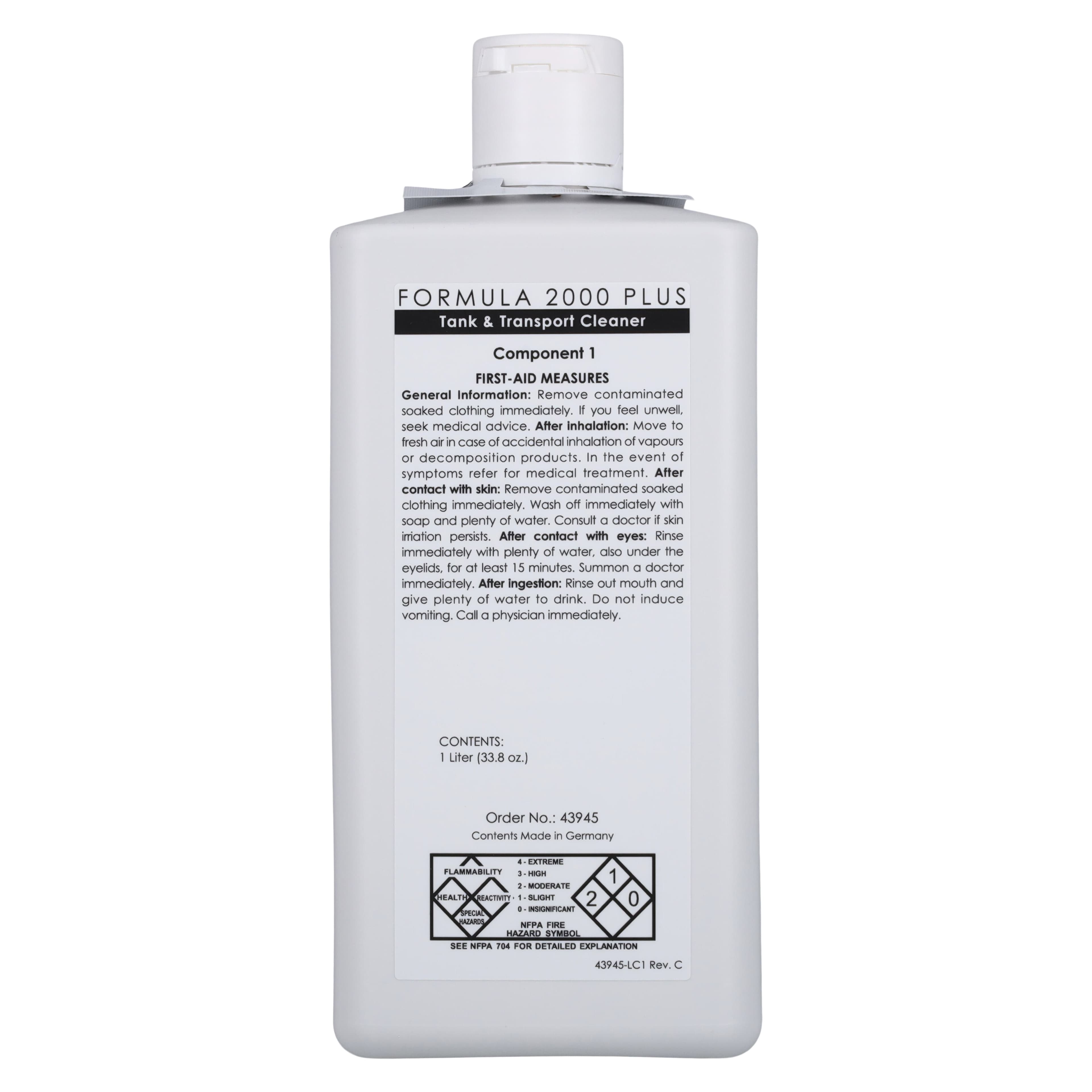 Air Techniques Formula 2000 Plus Tank and Transport Cleaner Twin Pack, 2 x 1 Liter Bottles, 2 Sponges & Spatula, 43945 thumbnail 4