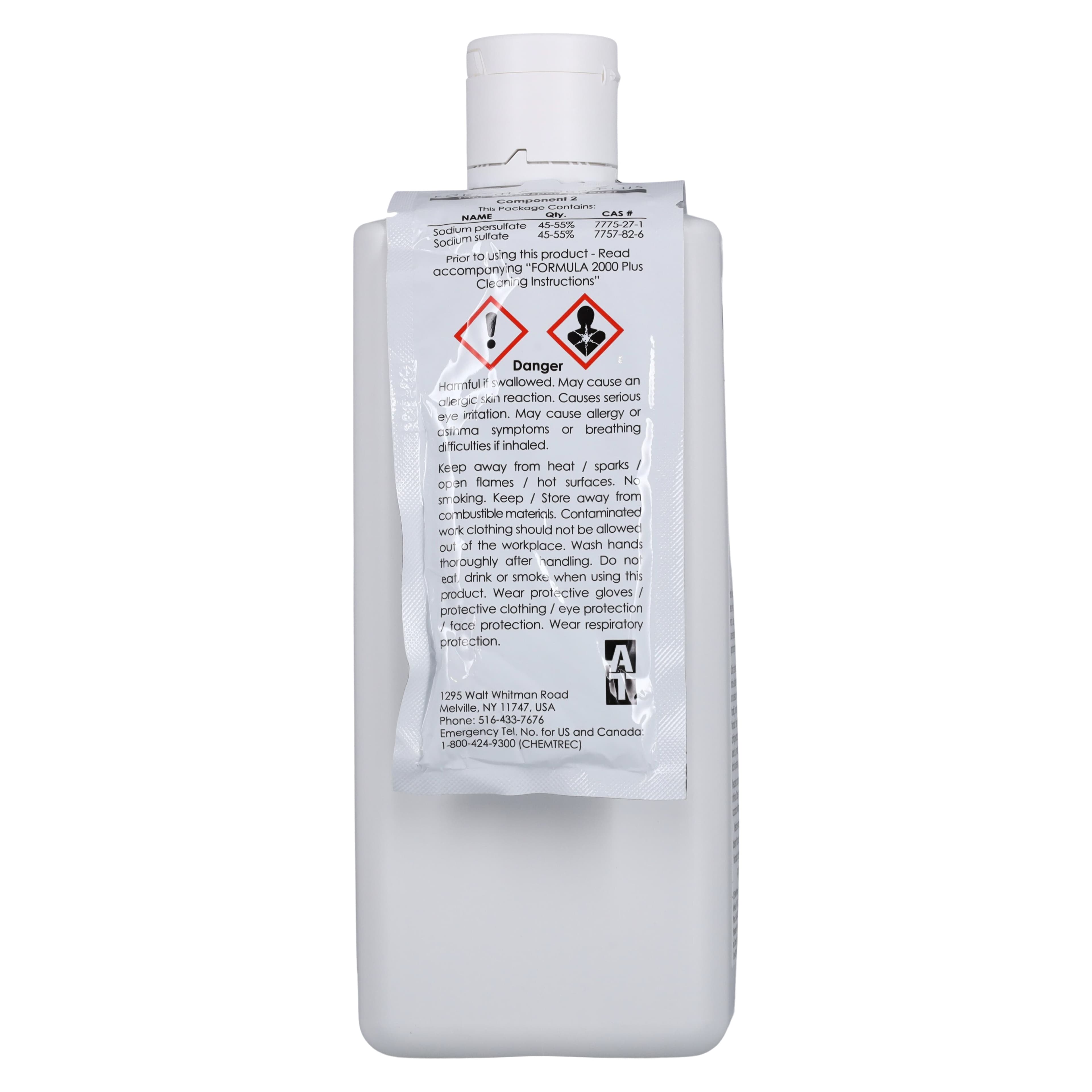 Air Techniques Formula 2000 Plus Tank and Transport Cleaner Twin Pack, 2 x 1 Liter Bottles, 2 Sponges & Spatula, 43945 thumbnail 5