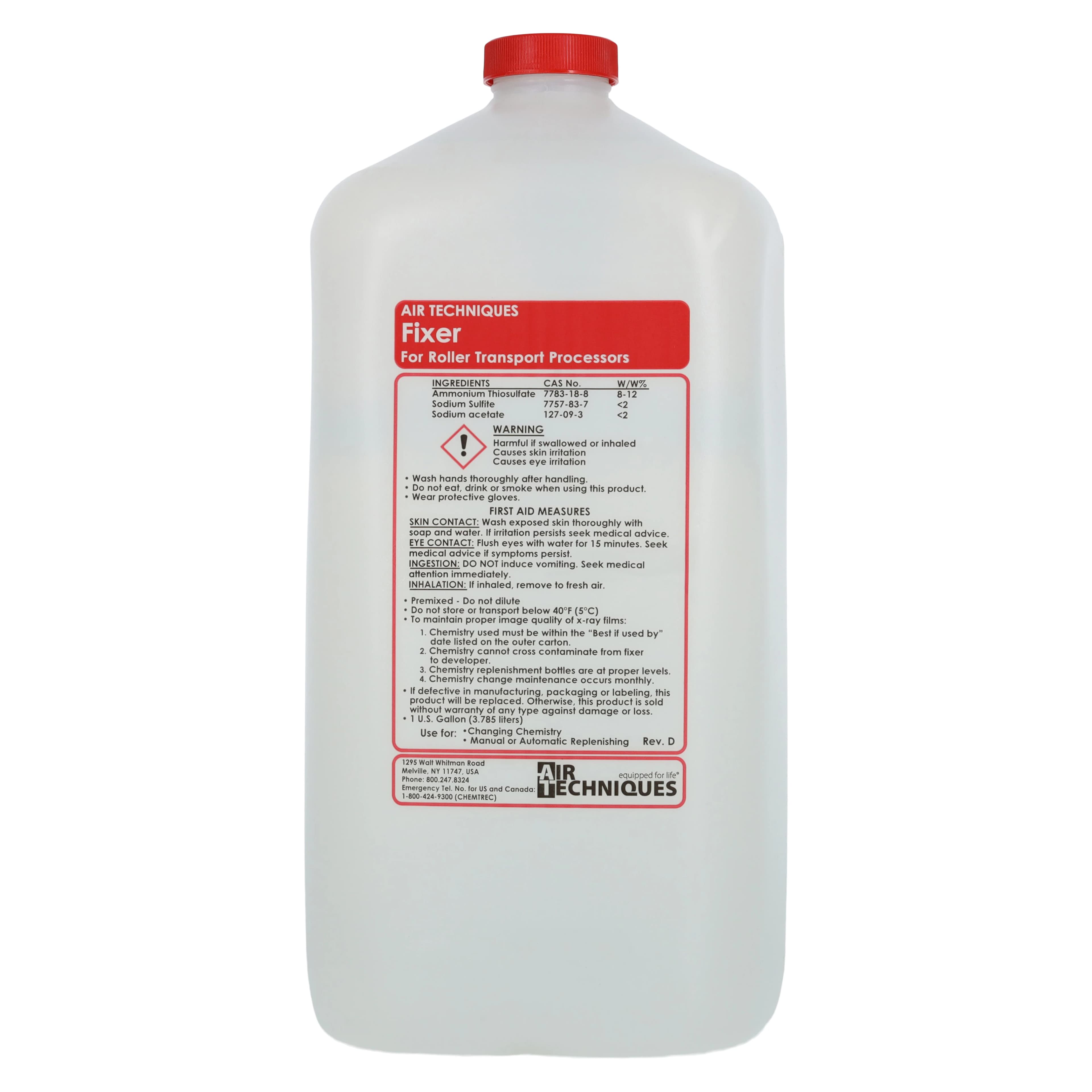 Air Techniques A/T 2000 Fixer, Ready-To-Use, 1 Gallon Bottles, 4/Case, 40245 - A/T 2000 Fixer Case of 4 - Image 1