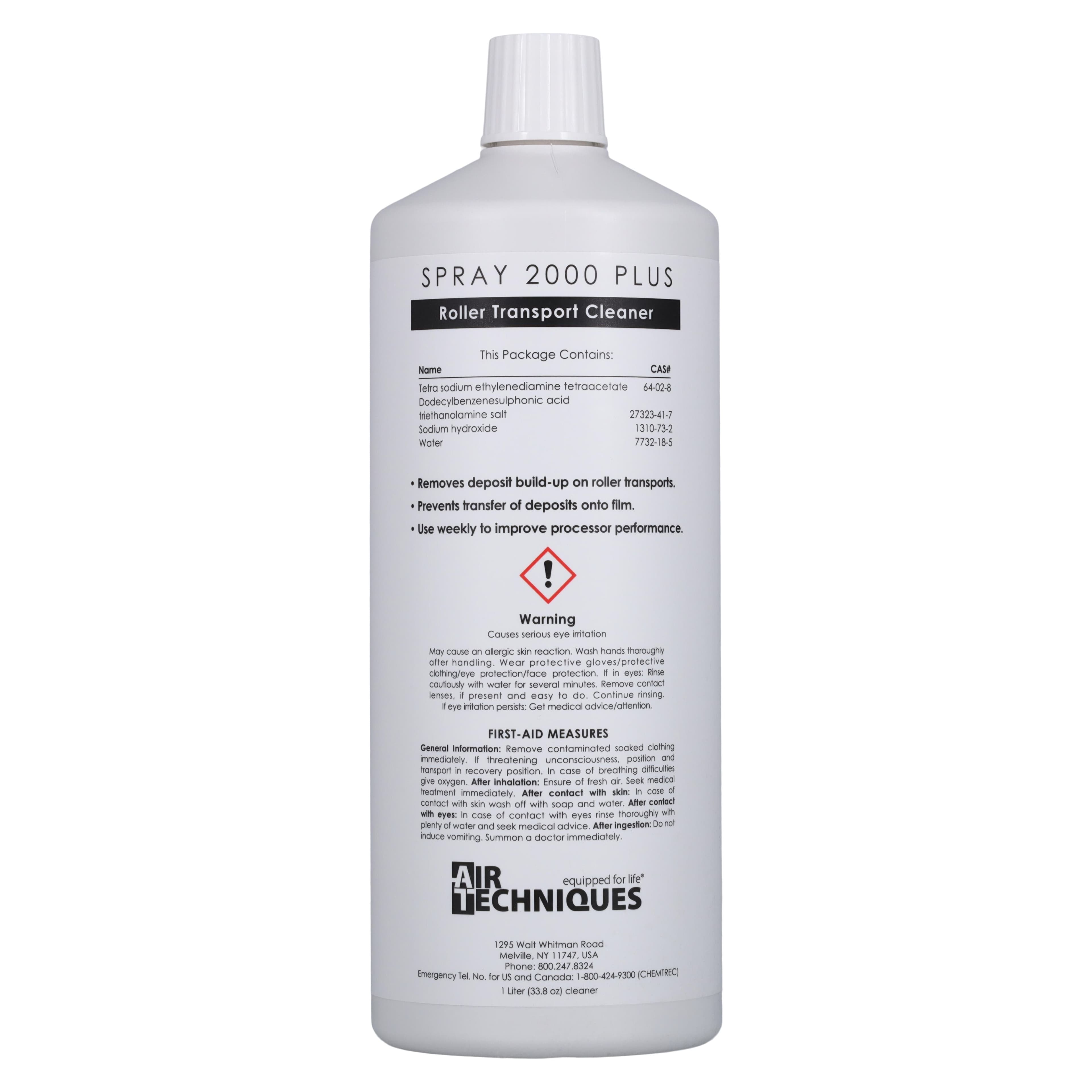 Spray 2000 Plus Roller Transport Cleaner, 1 Liter Spray Bottle Kit with Sprayer and 4 Cleaning Pads, 43965 thumbnail 3