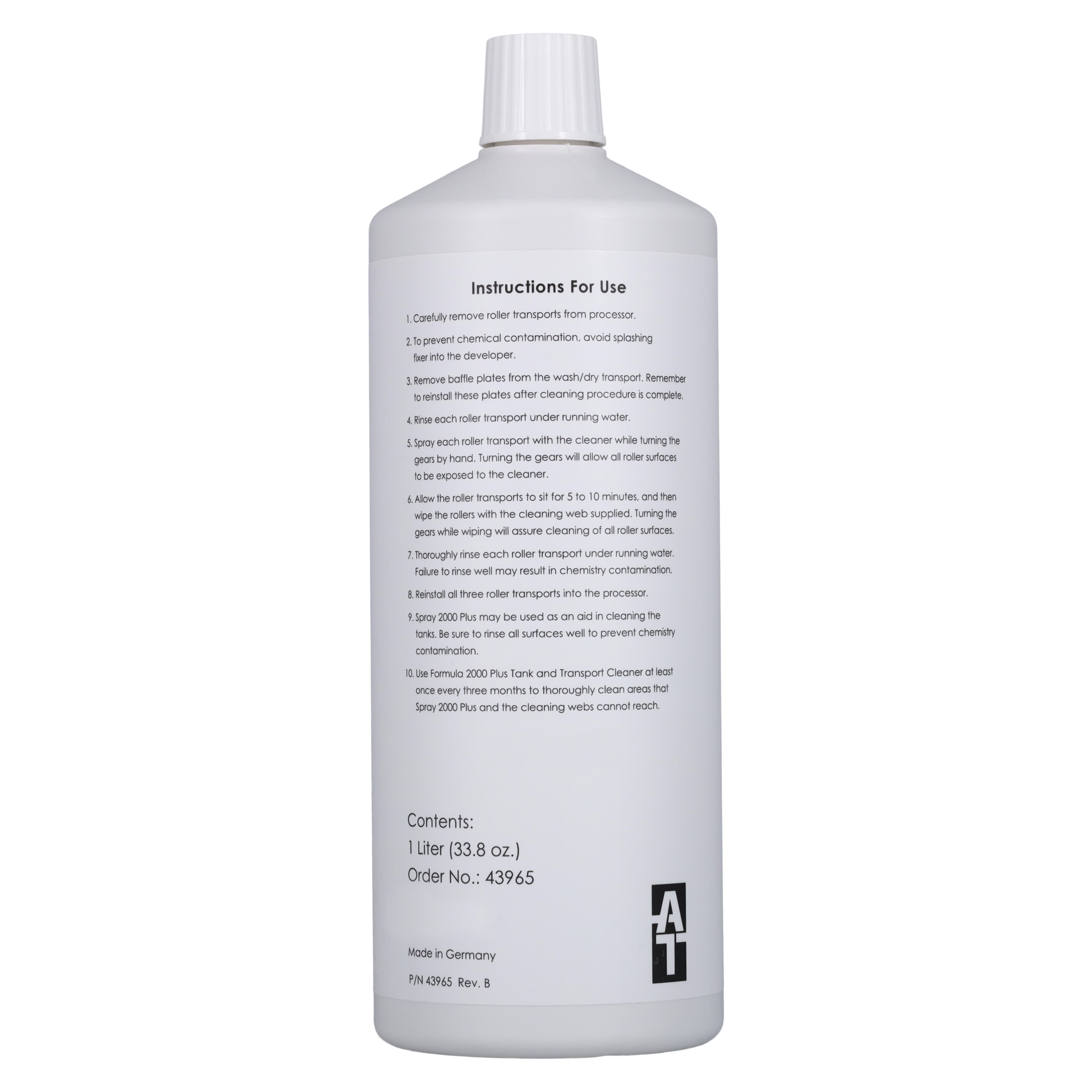 Spray 2000 Plus Roller Transport Cleaner, 1 Liter Spray Bottle Kit with Sprayer and 4 Cleaning Pads, 43965 thumbnail 4