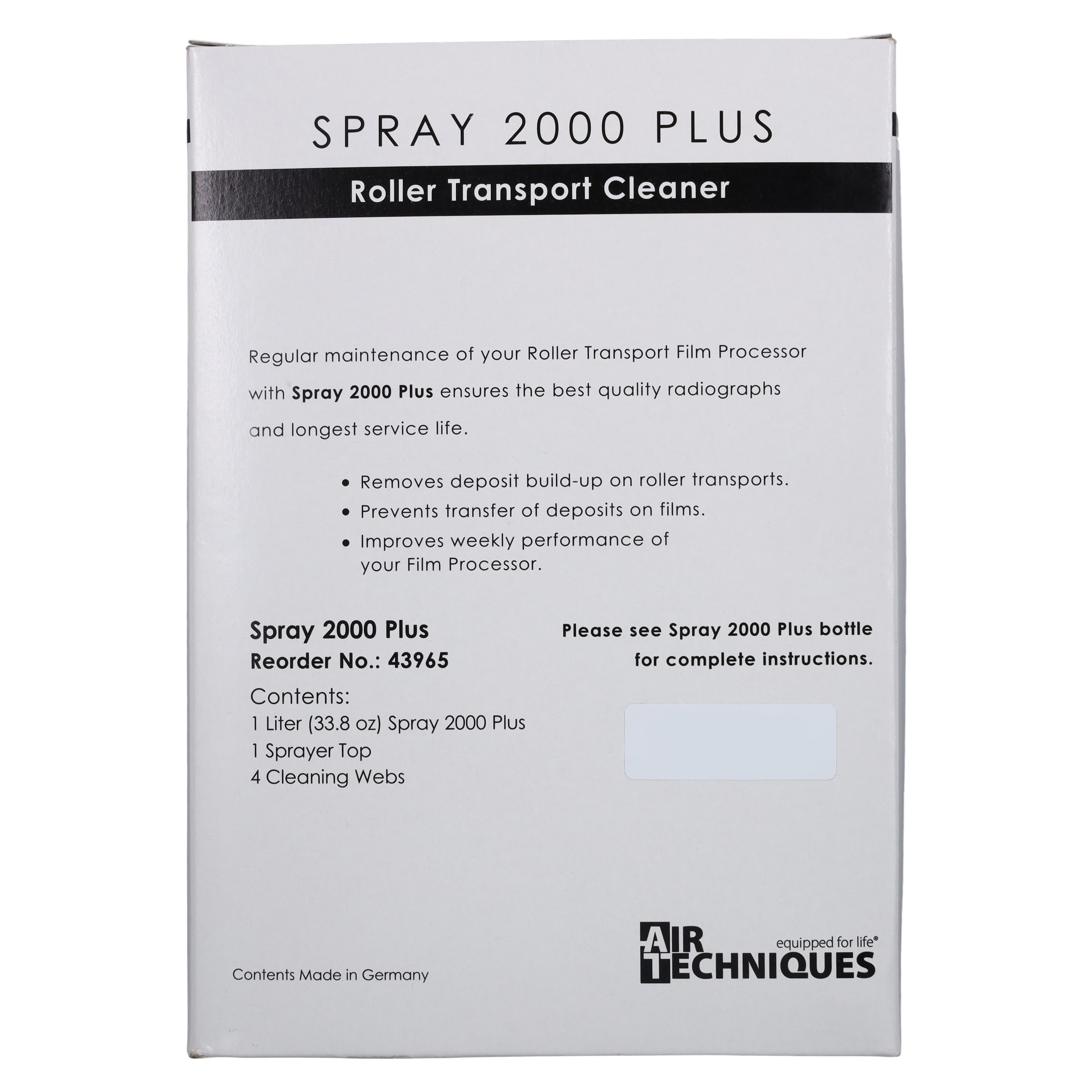 Spray 2000 Plus Roller Transport Cleaner, 1 Liter Spray Bottle Kit with Sprayer and 4 Cleaning Pads, 43965 thumbnail 6