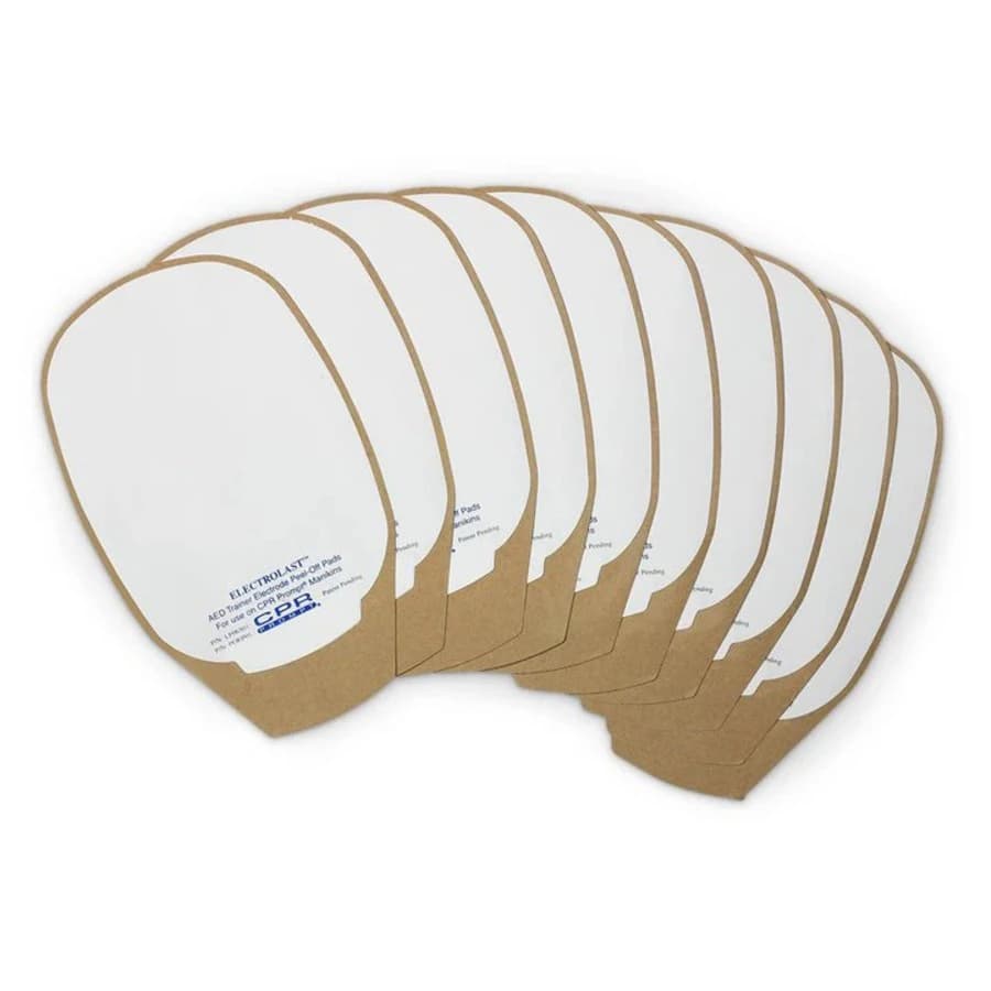 Nasco Healthcare Electrolast AED Trainer Pads, 5/Package - Electrolast AED Trainer Pads - Image 1
