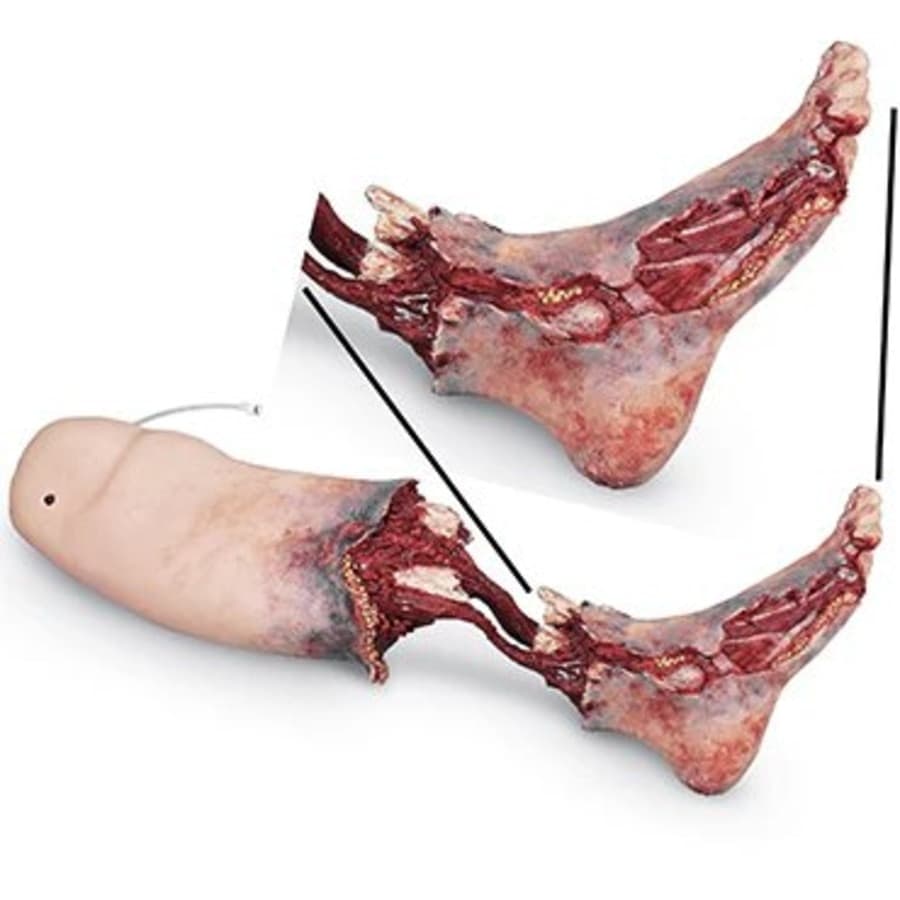 Nasco Healthcare Stat Basic Xtreme Leg Trauma Bleeding Leg Training Moulage - Stat Basic Xtreme Leg - Image 1