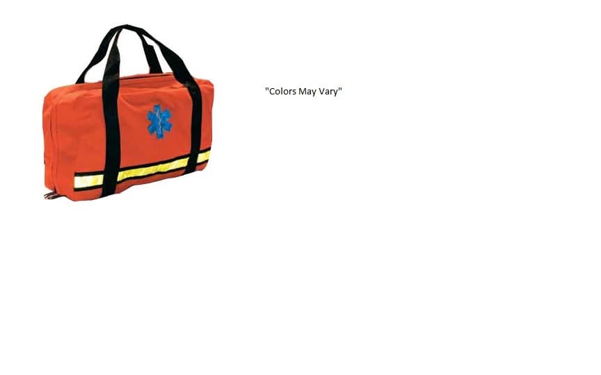 Emi Flat-Pac Emergency Response Bag, Navy, 16" x 9.5" x 5", Zipper Closure, 2 Carry Handles - Flat PacResponse Bag Navy - Image 1