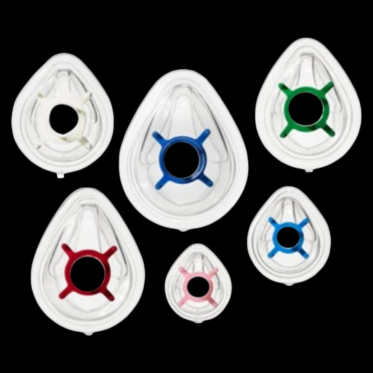 O-Two Medical Technologies CPAP Mask with Hook, Adult Large, #5, 12/Case - CPAP Mask w/Hook #5 Large Adlt - Image 1