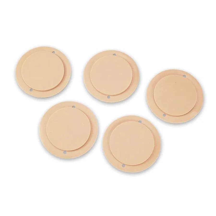 Nasco Life/form Pneumothorax Chest Pads for Chest Tube Manikin, 5/Pkg - Pneumothorax Chest Pads - Image 1