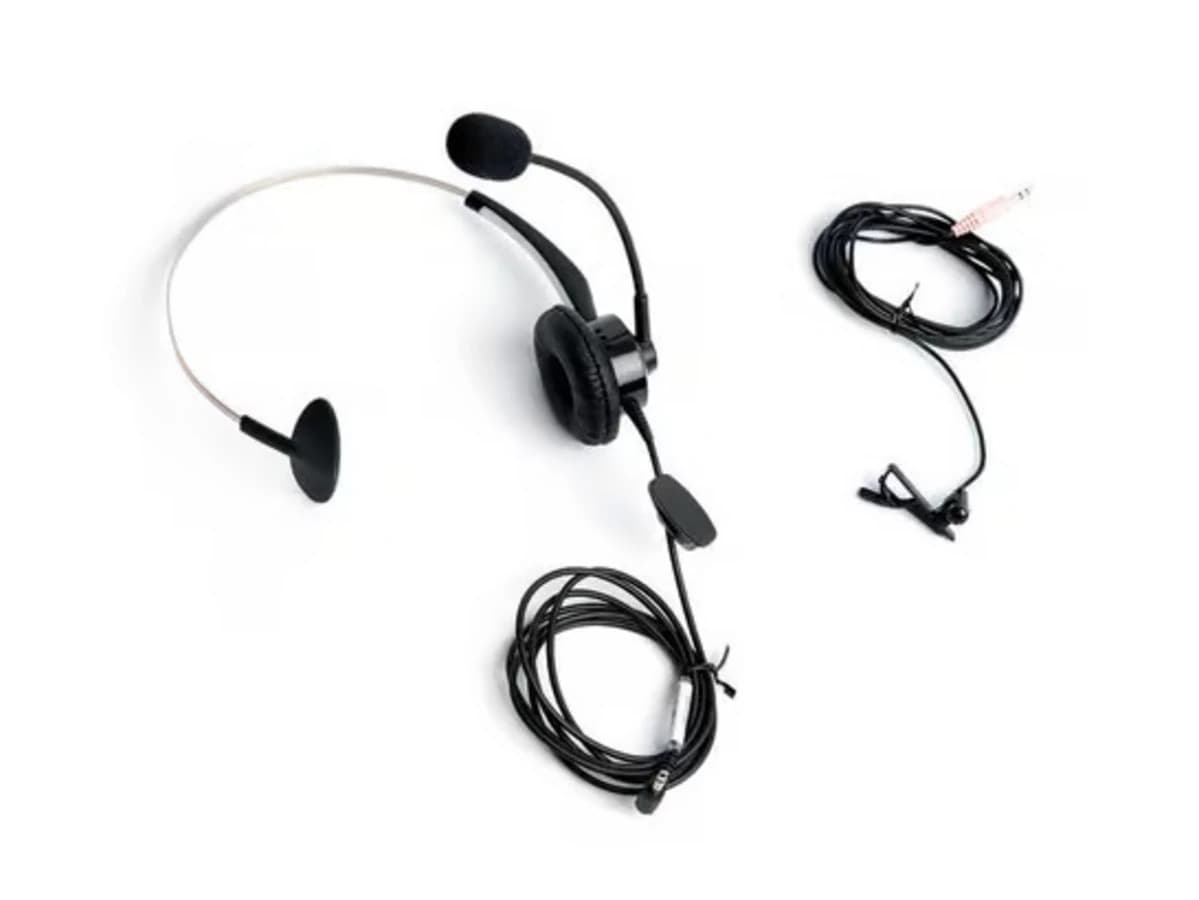 Laerdal SimPad Headset with Clip-On Microphone - SimPad Head Set w/Microphone - Image 1