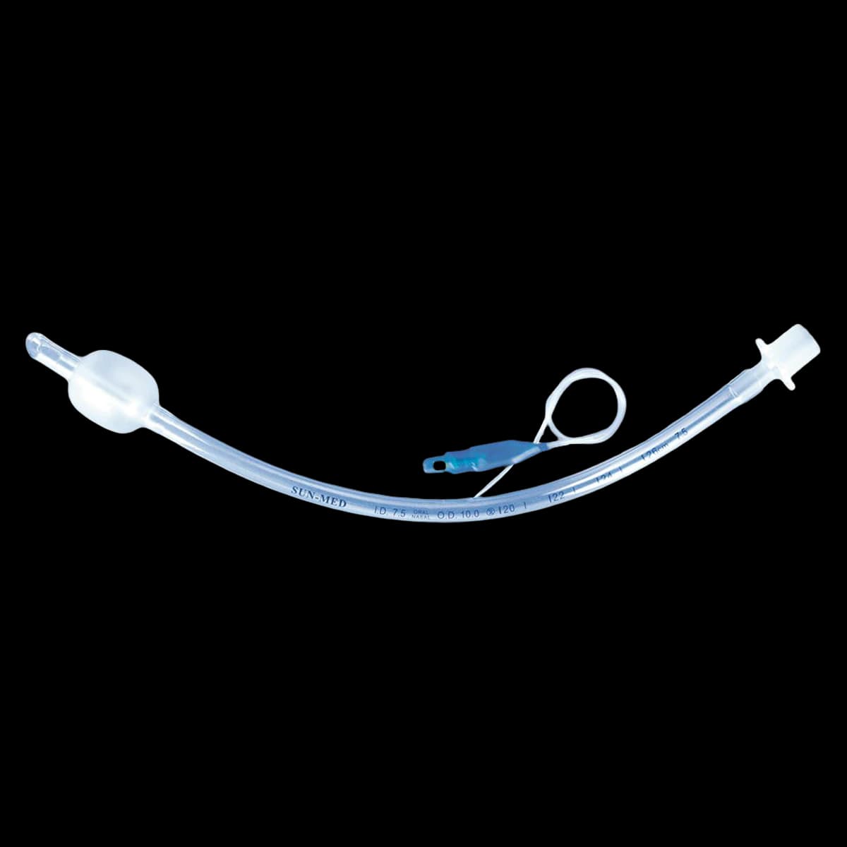 SunMed Cuffed Endotracheal Tube, 2.5 mm ID (10 Fr), 10/Box - ET Tube Cuffed 2.5 10Fr - Image 1