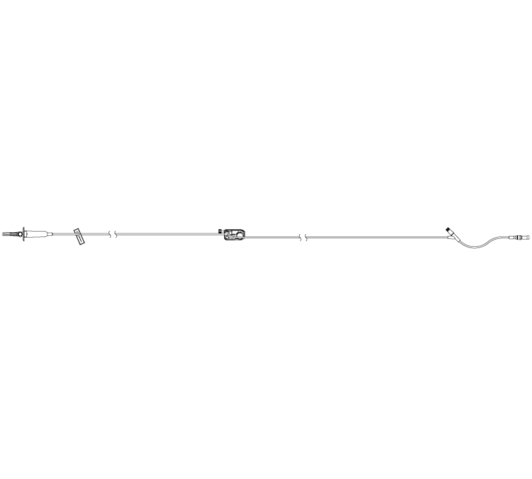 ICU Medical Lifeshield PRM IV PlumSet Administration Set, Y-Injection Site, 15 Drops/mL, Priming Volume 11mL, 103" Tubing, Non-Sterile, Each - Lifeshield Prm IV PlumSet 103" - Image 1