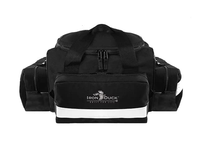 Fleming Industries EM Pack Case Triple Black Trauma Bag, 19 x 14.5 x 8.5 in, Black, Zipper Closure, 2 Carry Handles - EM Pack Case Triple Black - Image 1