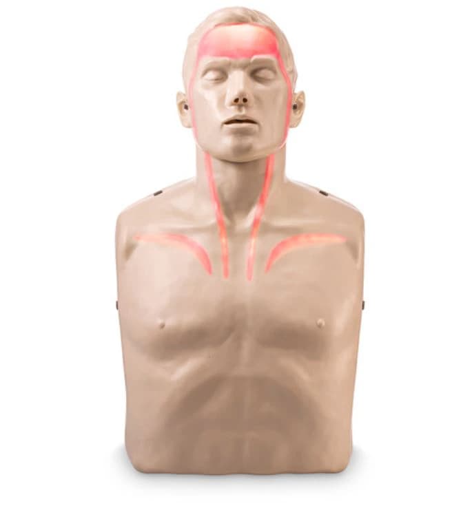 Brayden CPR Training Manikin Torso/Head with Red Indicator Lights - Brayden CPR Trng Man w/Red Lig - Image 1