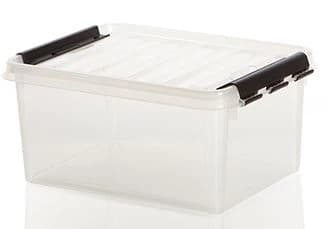SmartStore Tote with Lid, Clear - Smartstore Tote w/ Lid Clear - Image 1