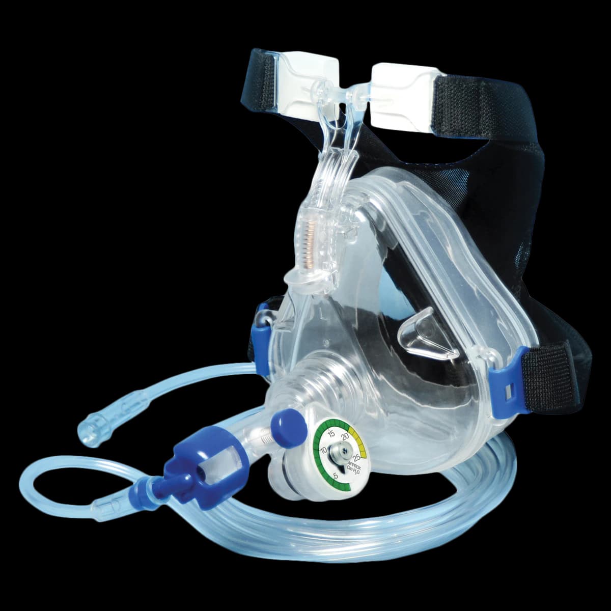 Mercury Medical Flow-Safe II CPAP Mask, Child Small Face, Full Face, Single Patient Use, Each - Flowsafe II Cap w/Child Mask - Image 1
