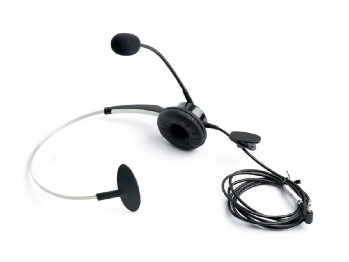 Laerdal SimPad Headset, Black/Silver, Without Microphone, for SimPad Handheld Device - SimPad Headset - Image 1