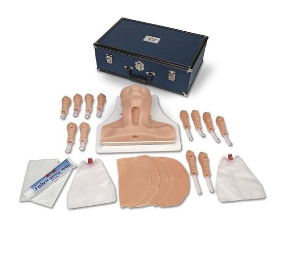 Life/form Cricothyrotomy Simulator Replacement Trachea Insert, Adult, 6/Package - Replacement Cricoid In Adult - Image 1