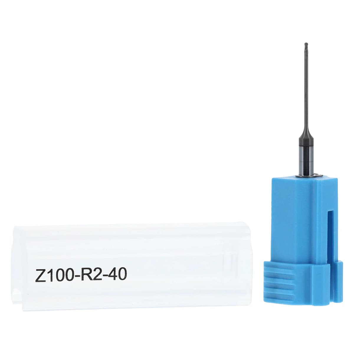 VHF Z100-R2-40 Coated Double Tooth Radius Cutter Milling & Grinding Tool, 1.0mm thumbnail 2
