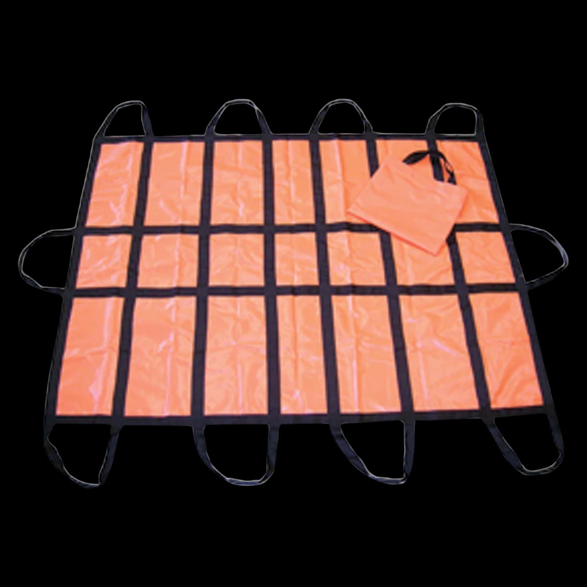 Small Soft Stretcher, Orange (Dick Medical Supply) - Small Soft Stretcher - Image 1