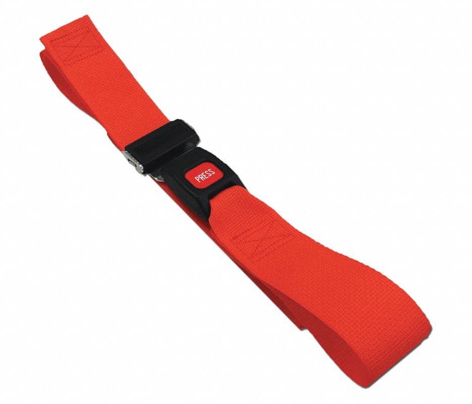 Poly MPB 9' 1 pc OR Strap with Metal Buckle - Poly MPB 9' 1 pc OR - Image 1