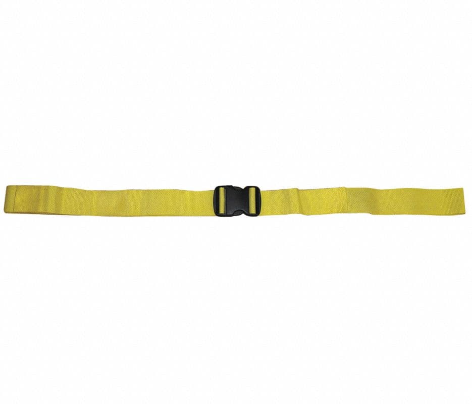 Polypropylene Restraint Strap, 2-Piece, Plastic Buckle, Loop Lock Ends, 5 ft, 2 per Pack - Poly PDASR Loops 5' 2pc - Image 1