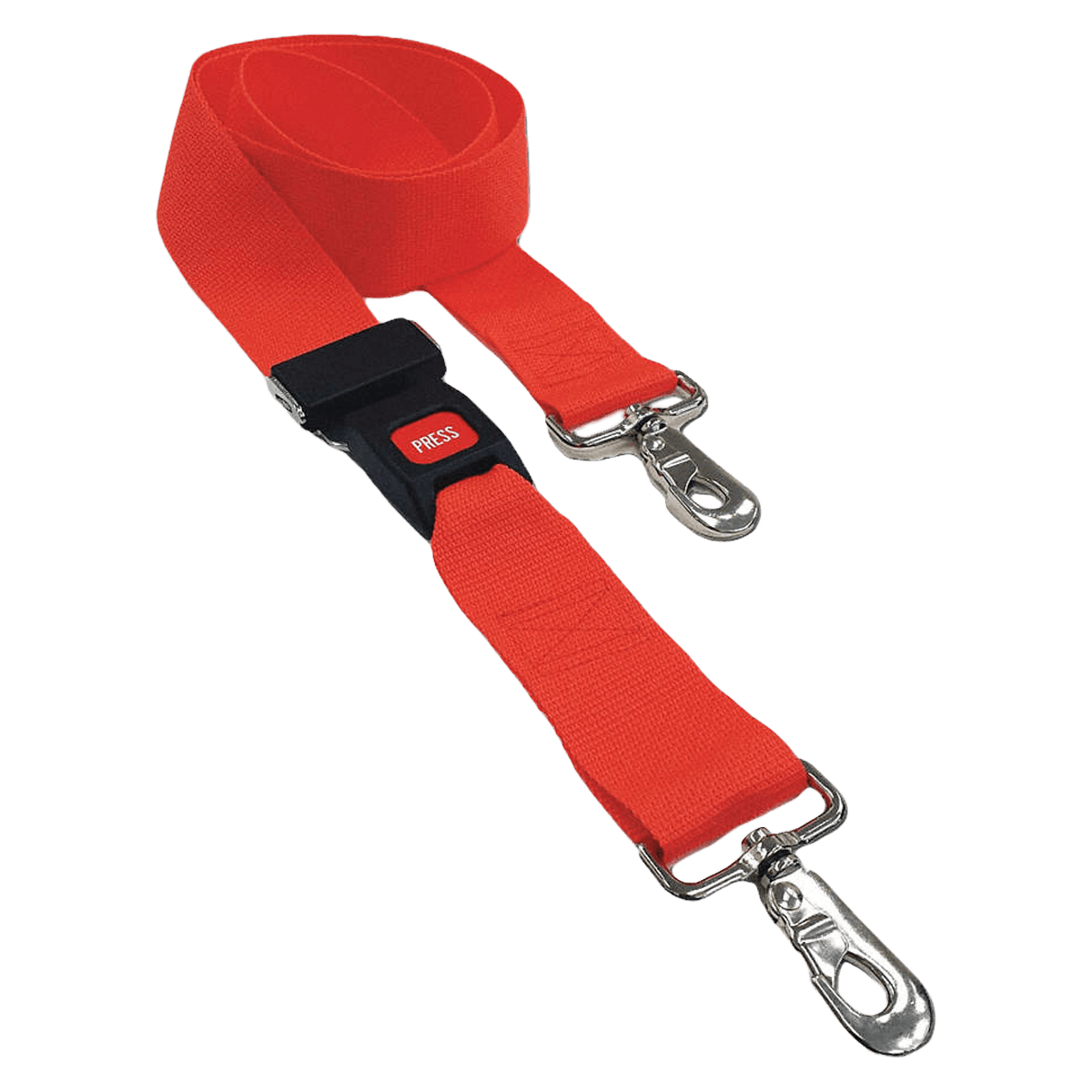 Poly MPB SSC 5' 2 pc OR Strap, Polyester with Metal Buckle, 5-Foot, 2-Piece (Each) - Poly MPB SSC 5' 2 pc OR - Image 1