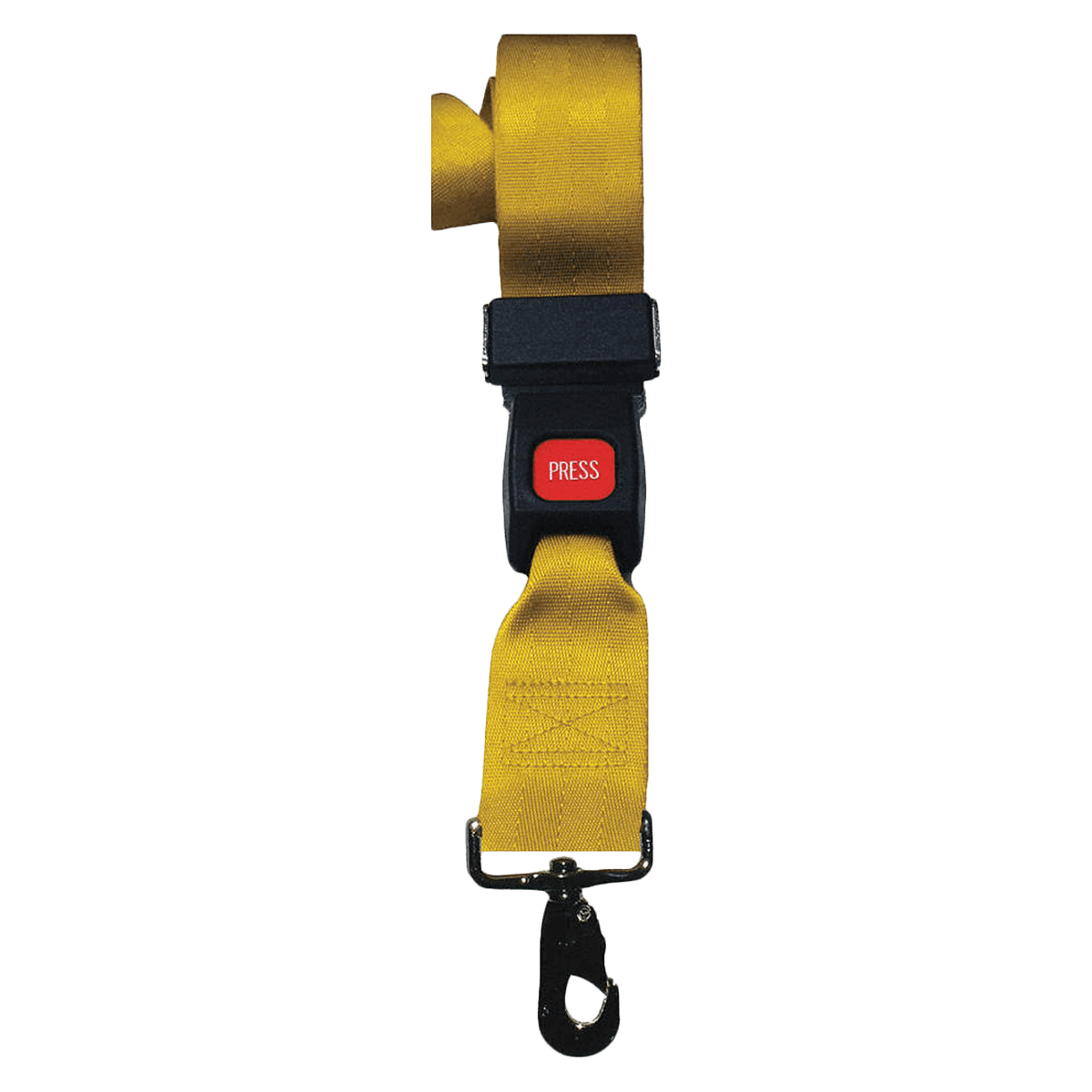 Nylon Strap with Metal Buckle, 7 ft, 2-Piece, Yellow (SSC) - Nylon MPB SSC 7' 2 pc YL - Image 1