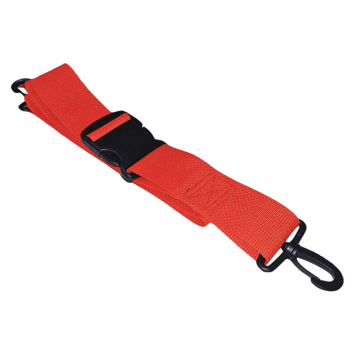 Polypropylene Patient Restraint Strap, 2-Piece, Plastic Buckle with Plastic Swivel Speed Clip, 7 ft, Each - Poly PSR PSSC 7' 2 pc OR - Image 1
