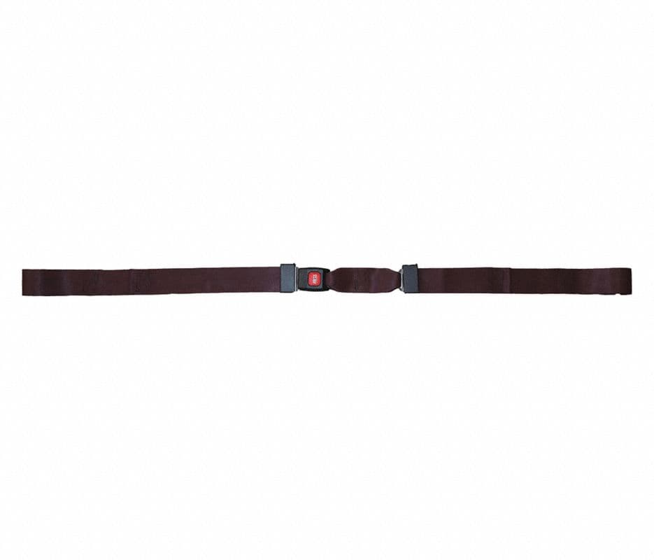 Nylon Chest Restraint Strap, 9' Lap Strap, Metal Push Button Buckle, Loop Lock Ends, Each - Nylon Chest Rest9'Lap StpMA - Image 1
