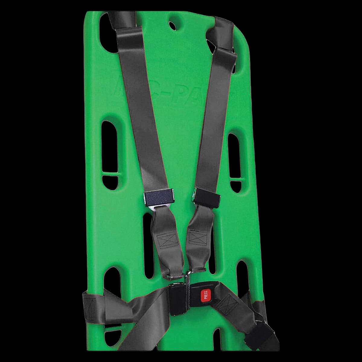 Vinyl Chest Rest Set BK - Restraint Strap with Metal Push Button Buckle - Vinyl Chest Rest Set BK - Image 1