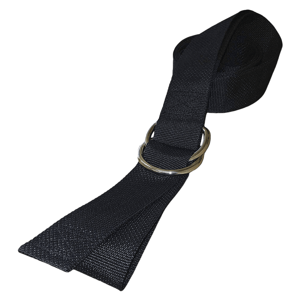 Polypropylene Double D-Ring Restraint Strap, 20 ft, Black, 1 Each - Poly MDDRING 20' 1 pc BK - Image 1