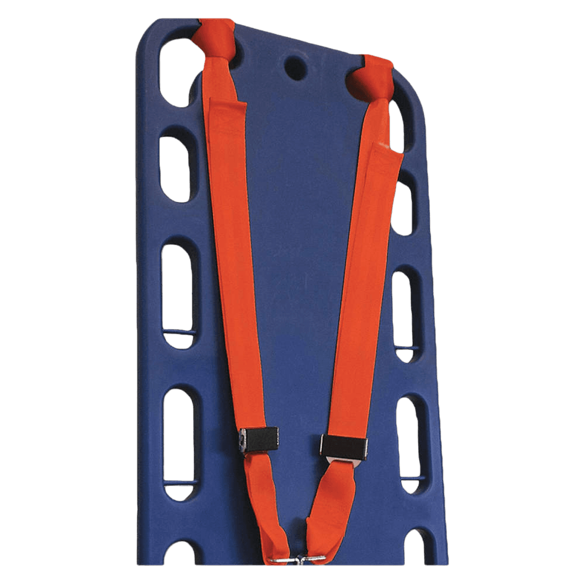 Nylon Chest Restraint Strap with Shoulder Stops, Loop Lock Ends, 1 Pair - Nylon Chest Rest Shldr Stp OR - Image 1