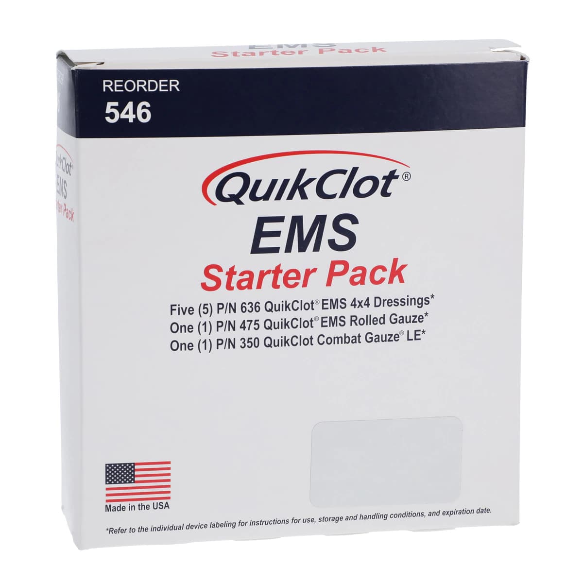 QuikClot EMS Starter Pack (Hemostatic Gauze) - QuikClot EMS Starter Pack - Image 1