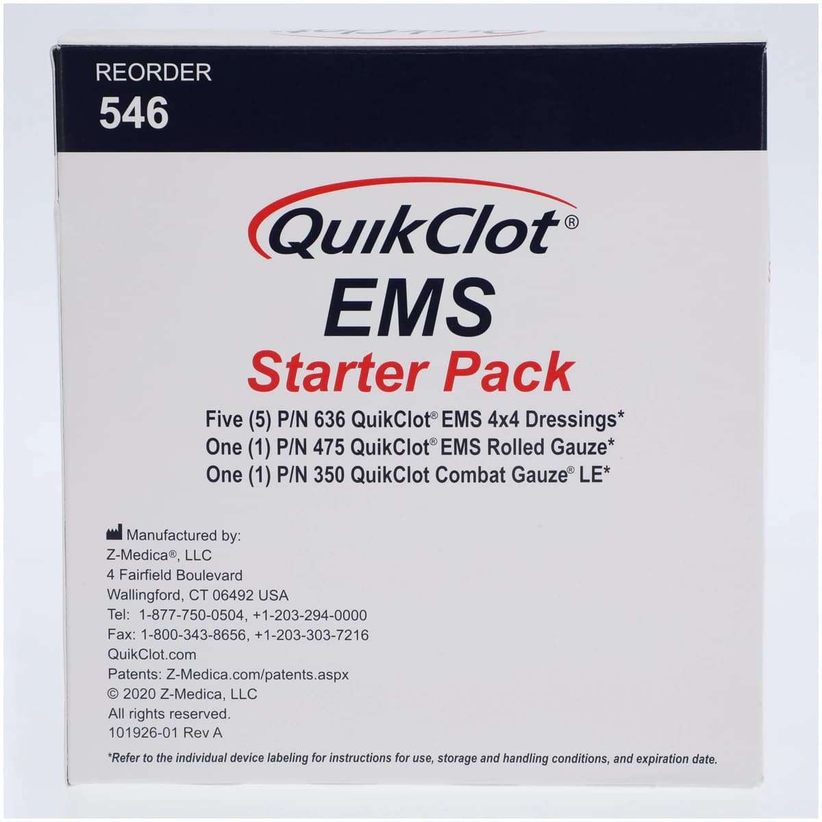 QuikClot EMS Starter Pack (Hemostatic Gauze) thumbnail 2