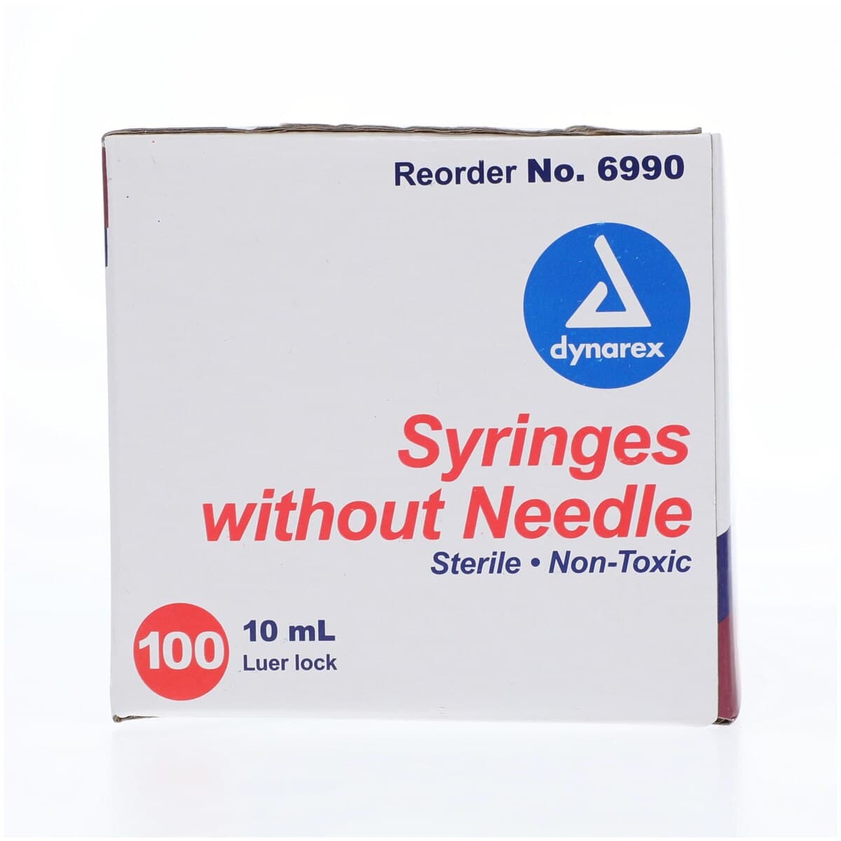 Dynarex Luer Lock Syringe, 10cc, No Dead Space, Sterile, Non-Latex, 100/Box, #6990 thumbnail 8