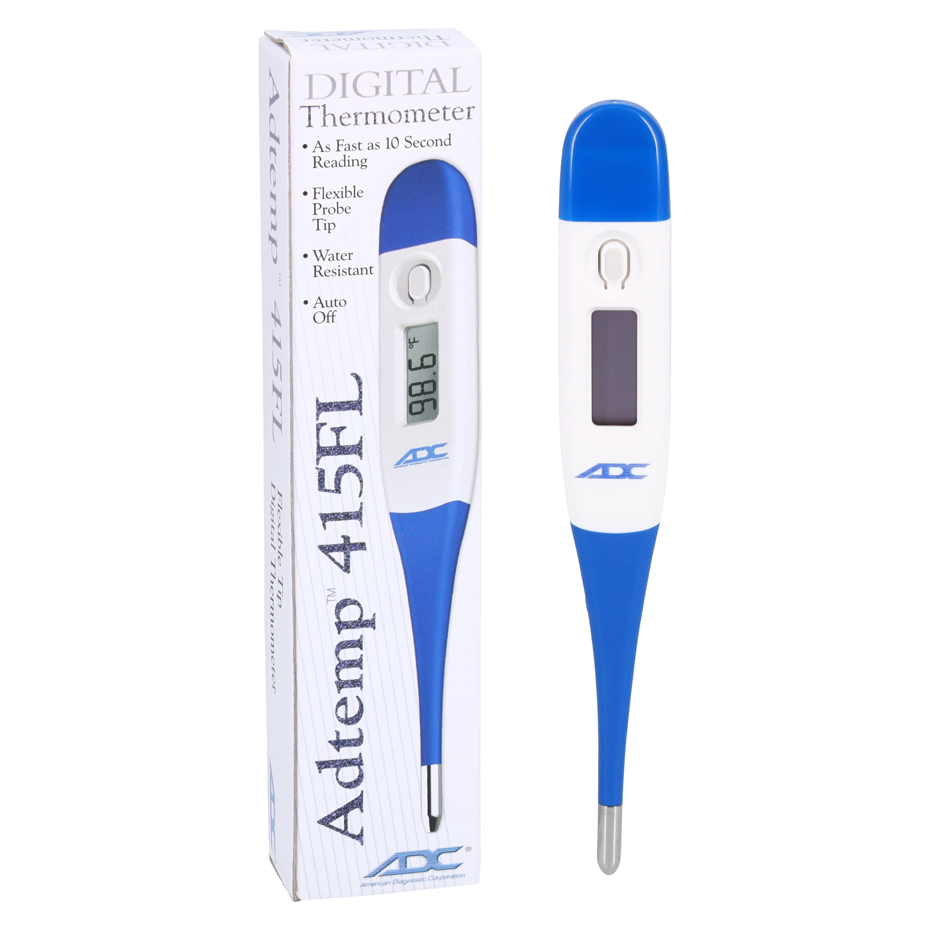 Adtemp III Digital Thermometer, Flex Tip, Model 415FL, Reusable, Each thumbnail 2